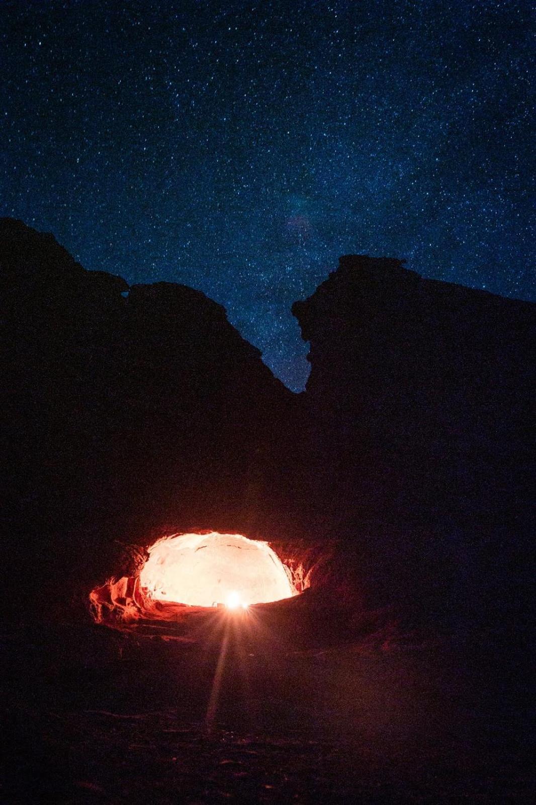 Wadi Rum Cave Camping Экстерьер фото